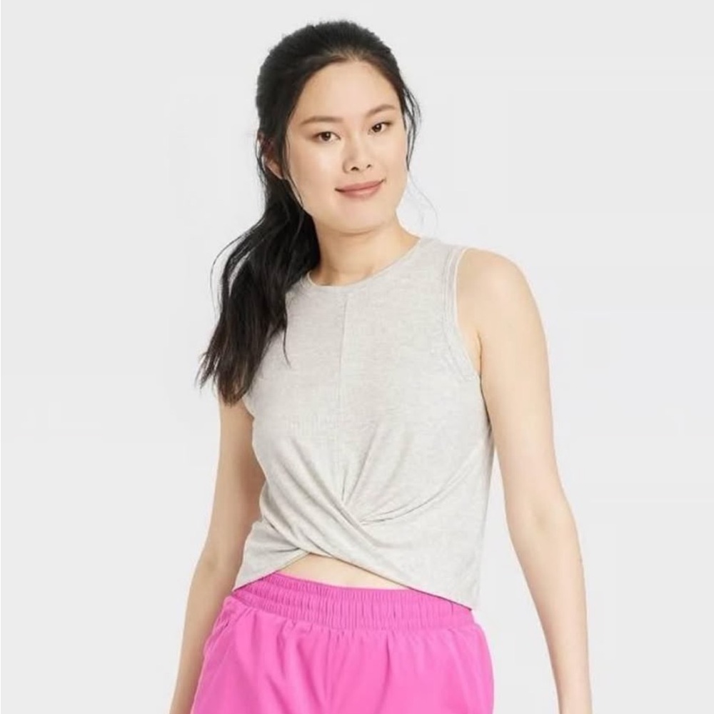 Target All in Motion Twist-Front Cropped Tank Tops (Set of 4)
